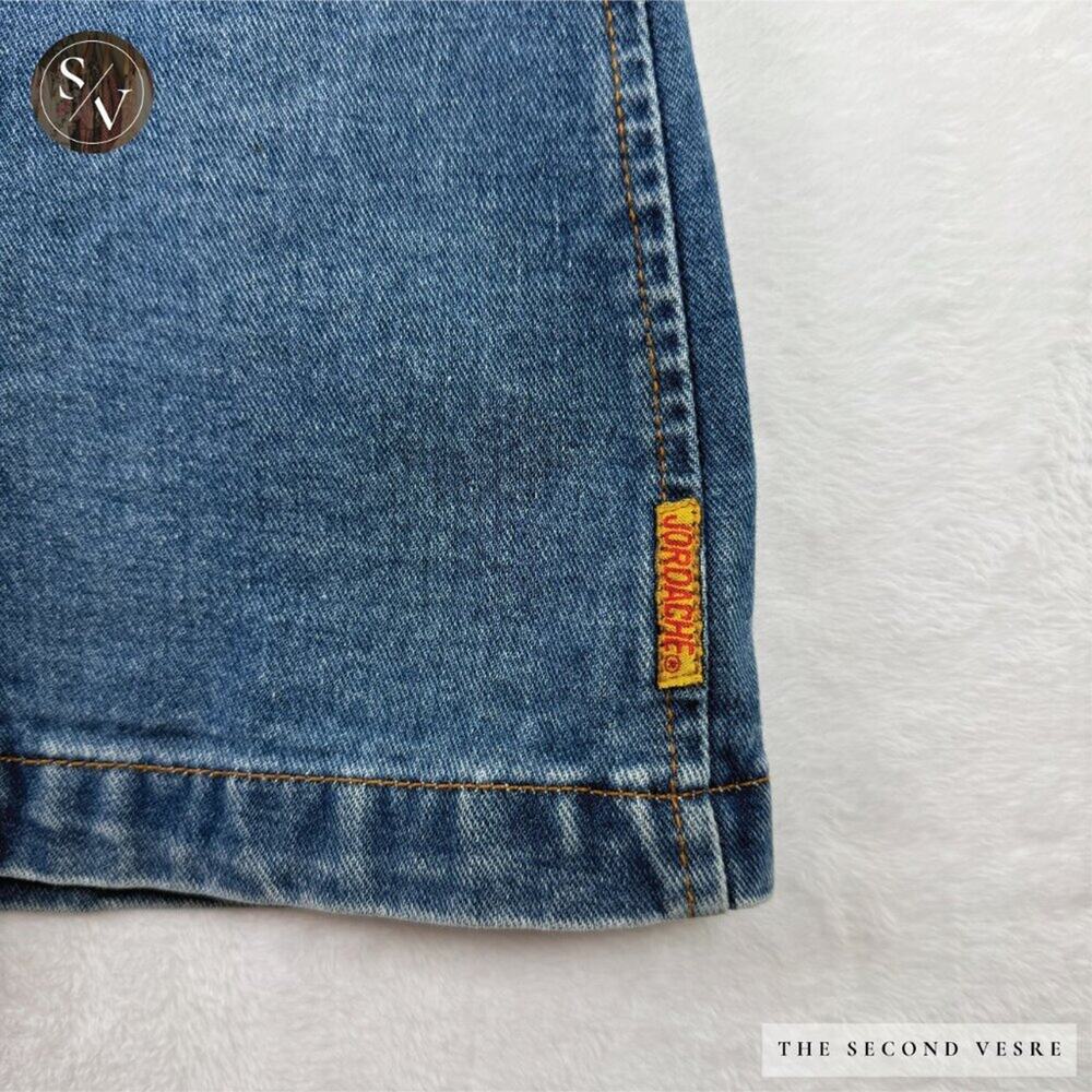 Vintage Original Jordache Medium Wash Denim Vest With Pockets - Large - Picture 7 of 12